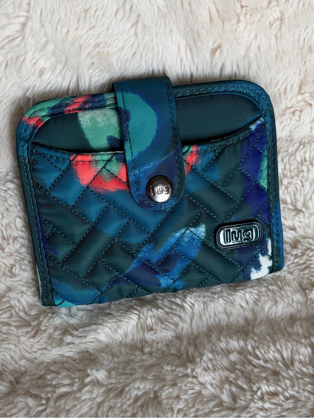 EUC Lug Minuet Wallet in Mystic Bloom